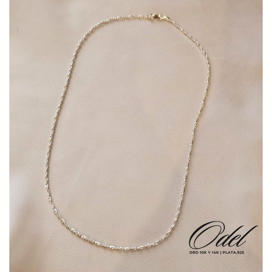 Collar Torsal Combinado - Plata .925