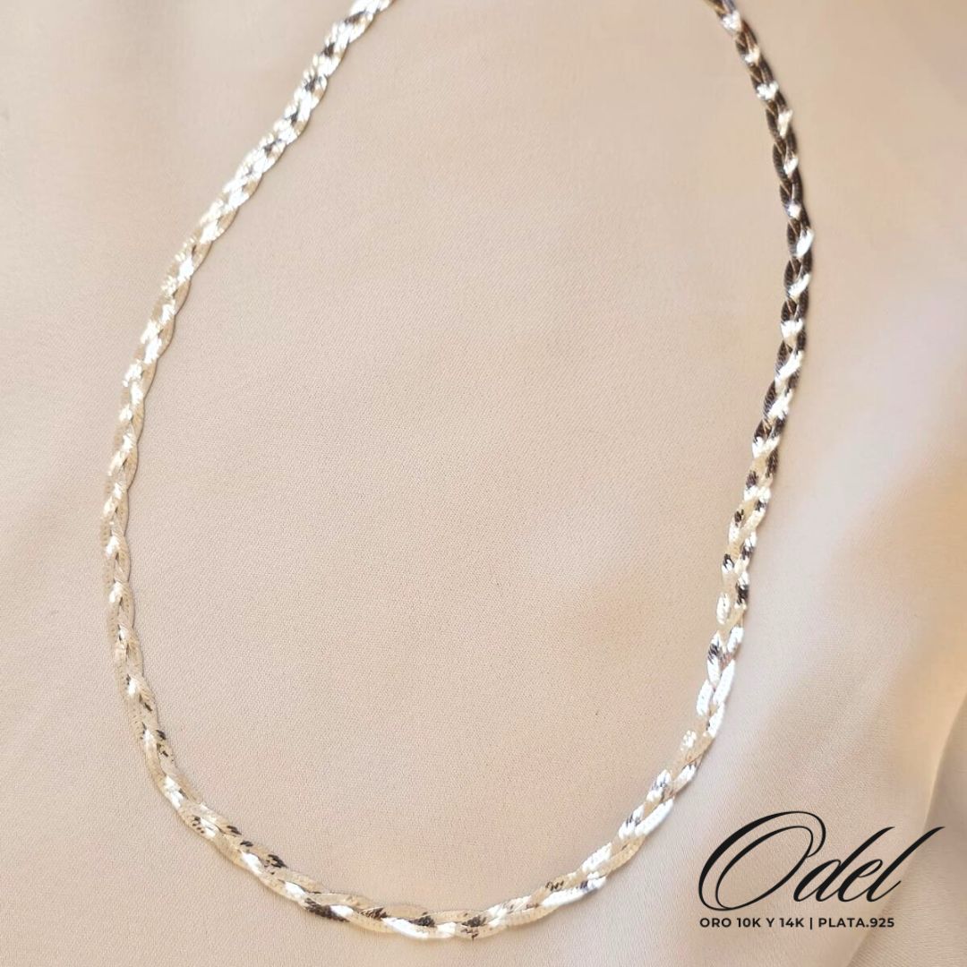 Collar Trenzado - Plata .925