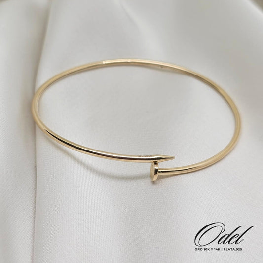 Brazalete de clavo - Oro 14k